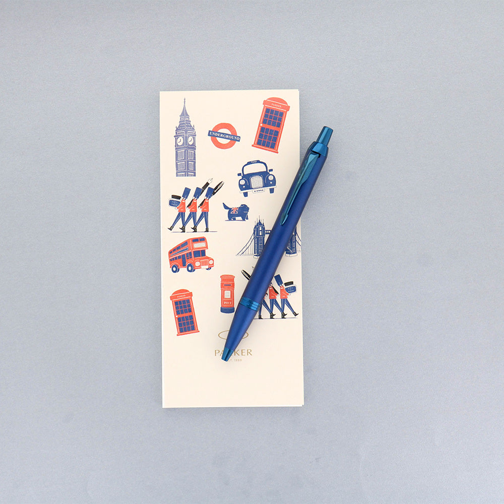 ボールペン ブルーBLT IM Professional Collection + メモパッド / Gift Set