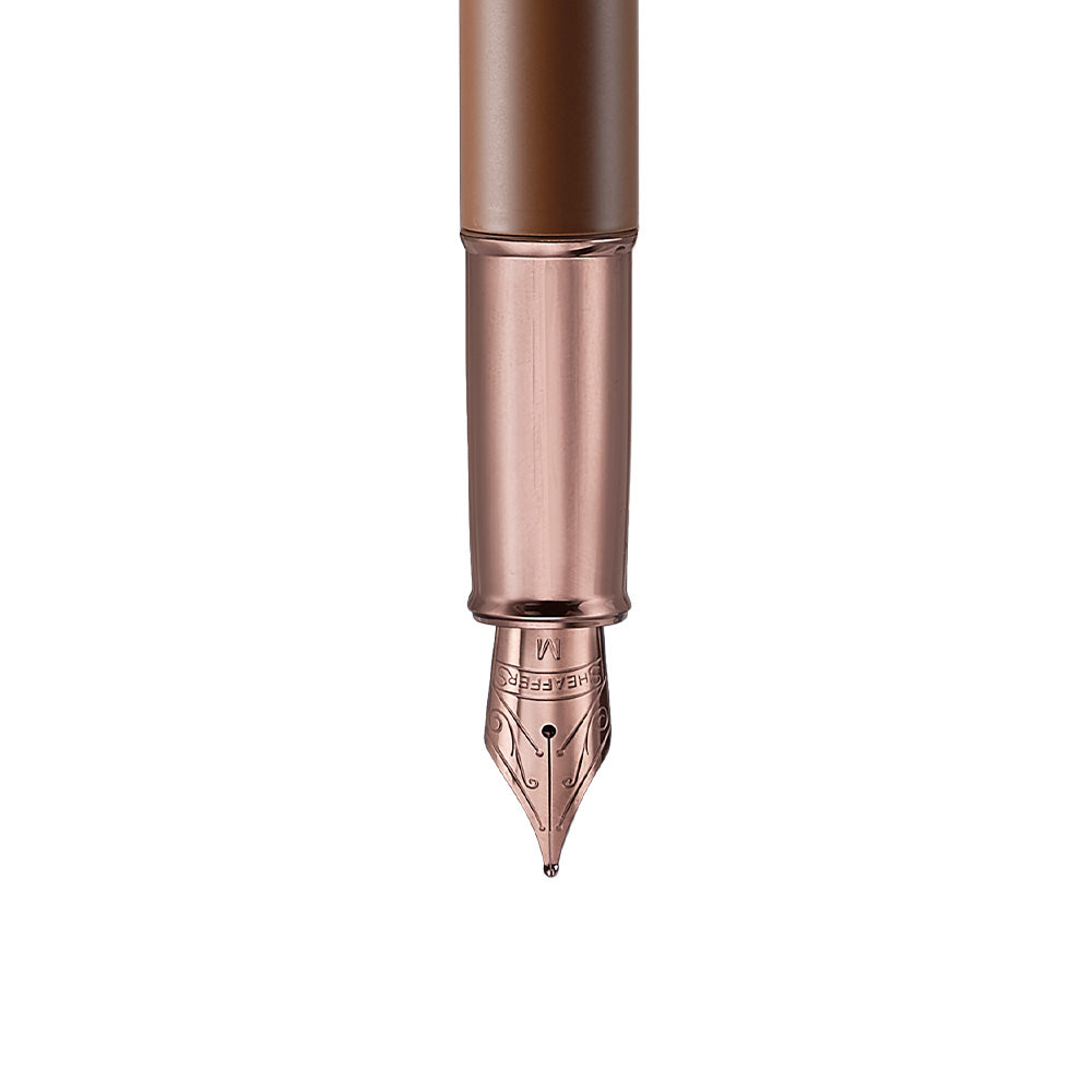 万年筆 Sheaffer® 100 マットブラウン + カードホルダー / COFFEE EDITION (コーヒーエディション) Gift Set