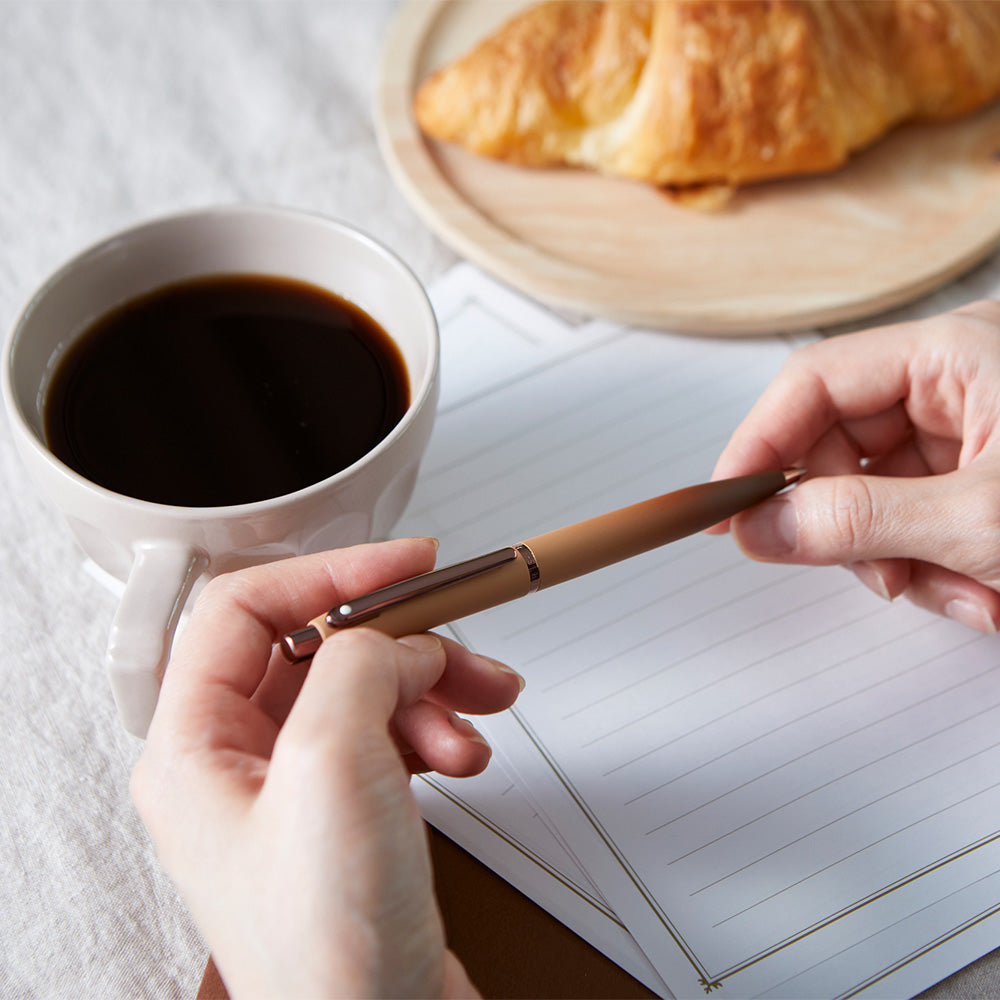 ボールペン Sheaffer® VFM マットブラウン + カードホルダー / COFFEE EDITION (コーヒーエディション) Gift Set