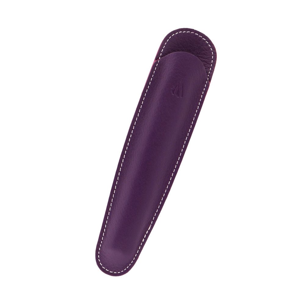 ペンケース パープル / 1本差し 大 リビエラ