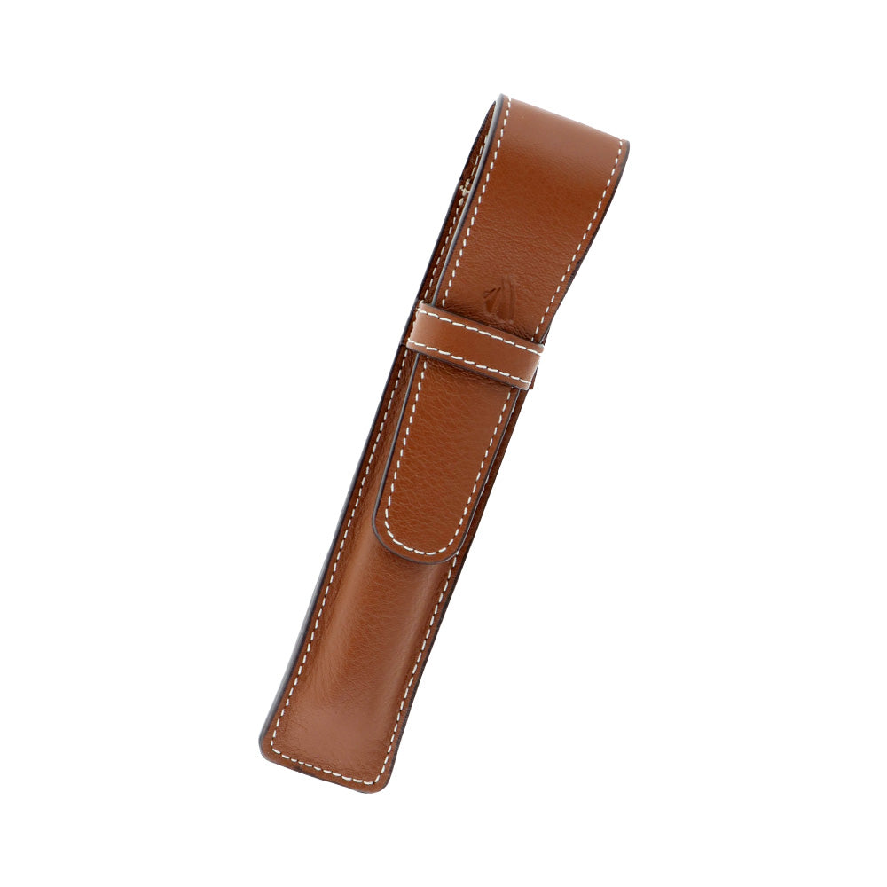 ペンケース コニャック / 1本差し リビエラ