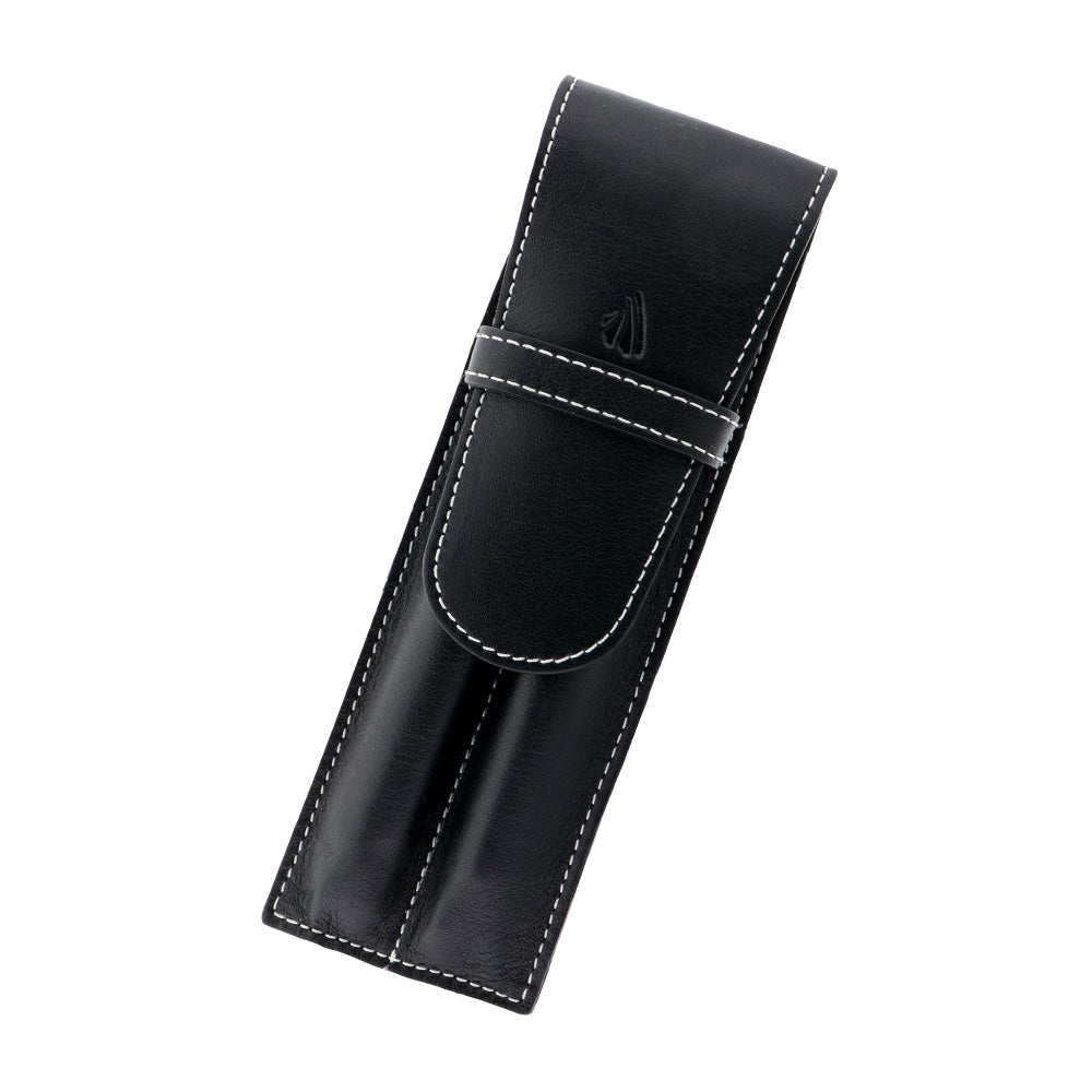 ペンケース ブラック / 2本差し リビエラ