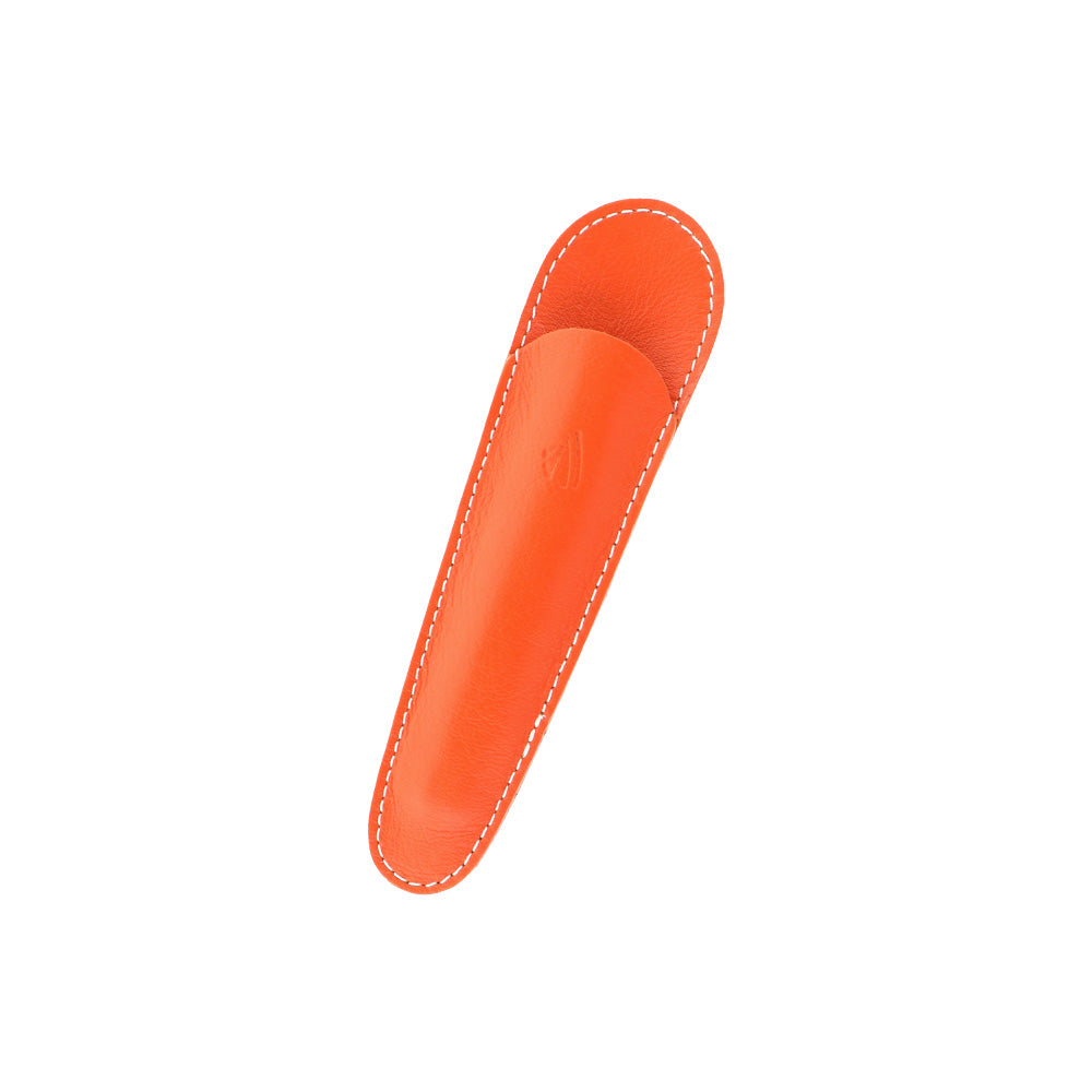 ペンケース オレンジ / 1本差し 小 リビエラ