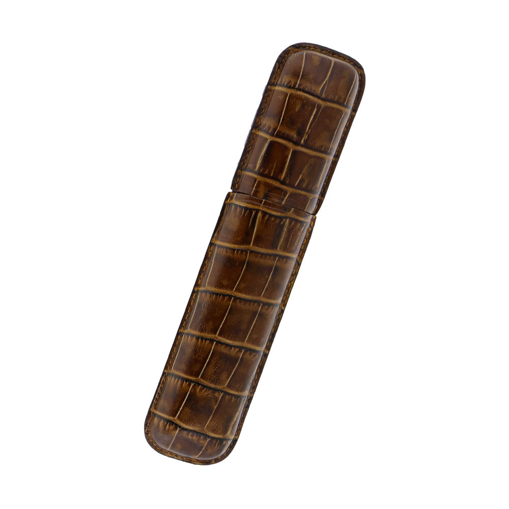 ペンケース ブラウン / 1本差し シャムレザー