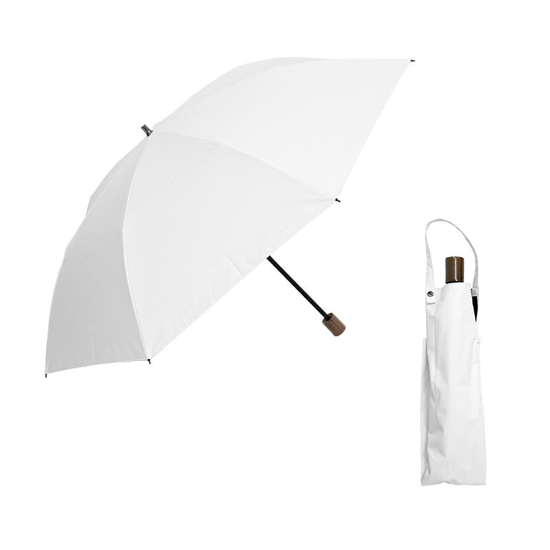 日傘 ホワイト 55cm 1BH22028-28-90 / 東レ サマーシールド 手開き式 折りたたみ傘 晴雨兼用 スマート2Way
