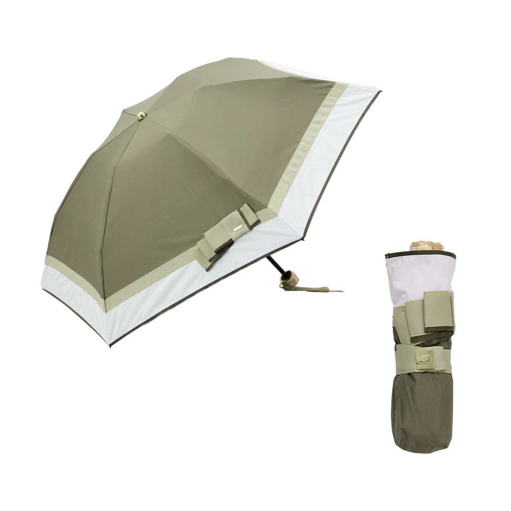 日傘 カーキ 50cm 1BH27757-57-59 / 東レ サマーシールド 手開き式
