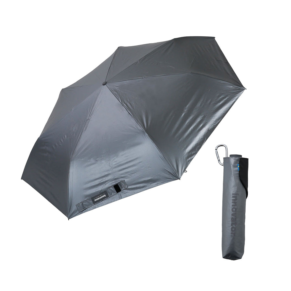 日傘 シルバー 60cm / 手開き式 折りたたみ傘 晴雨兼用