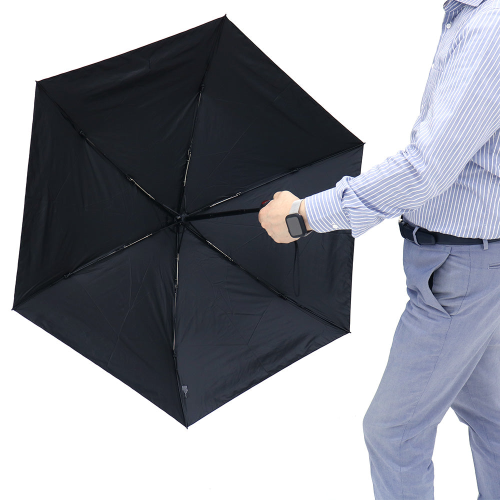 雨傘 燦々 53cm KNUL220-8533 / 自動開閉式 折りたたみ傘 晴雨兼用 U.220