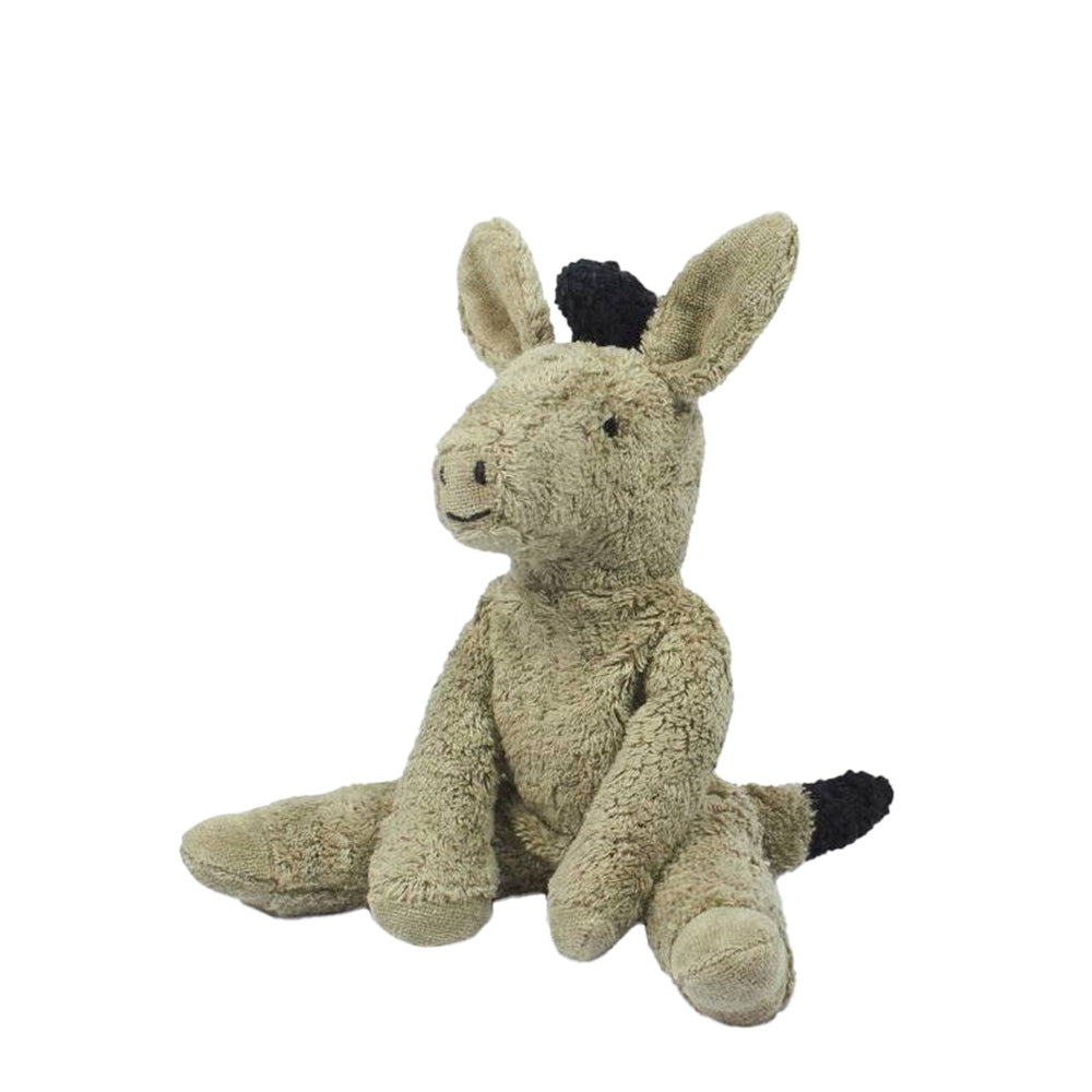 ●レトロ　LITTLE GREY RABBIT　ぬいぐるみ　リーベ紙袋付 ぬいぐるみ Donkey ろば グレー small / Floppy Animal | Pellepenna