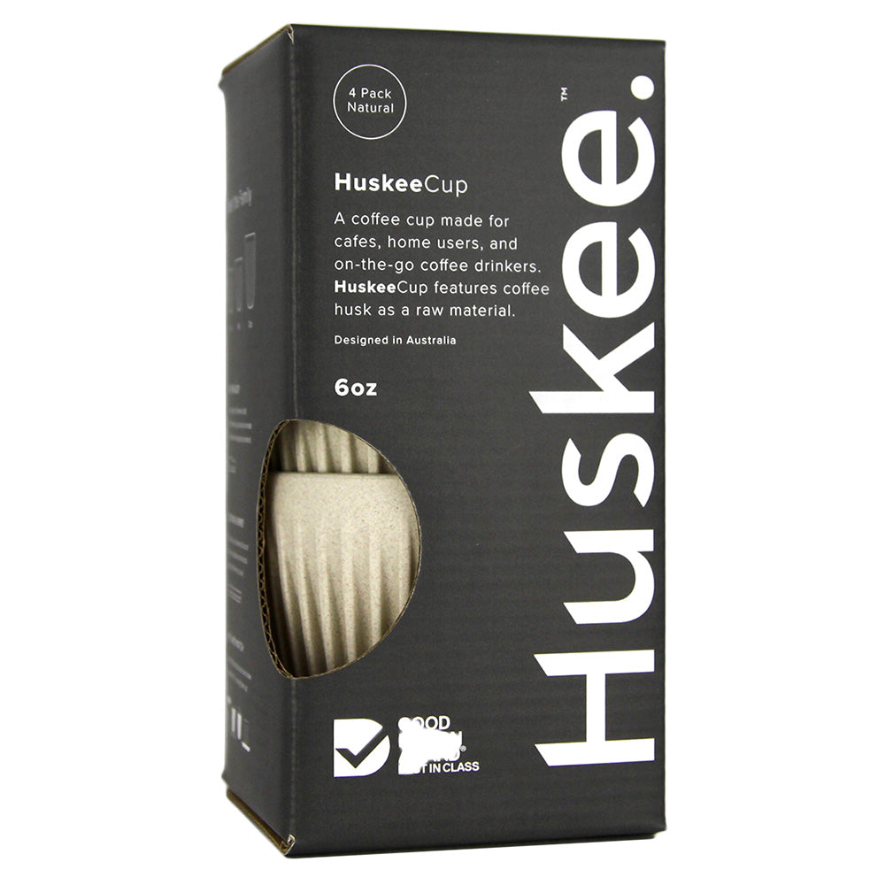 タンブラー ナチュラル 4個セット 175ml 6oz / HuskeeCup