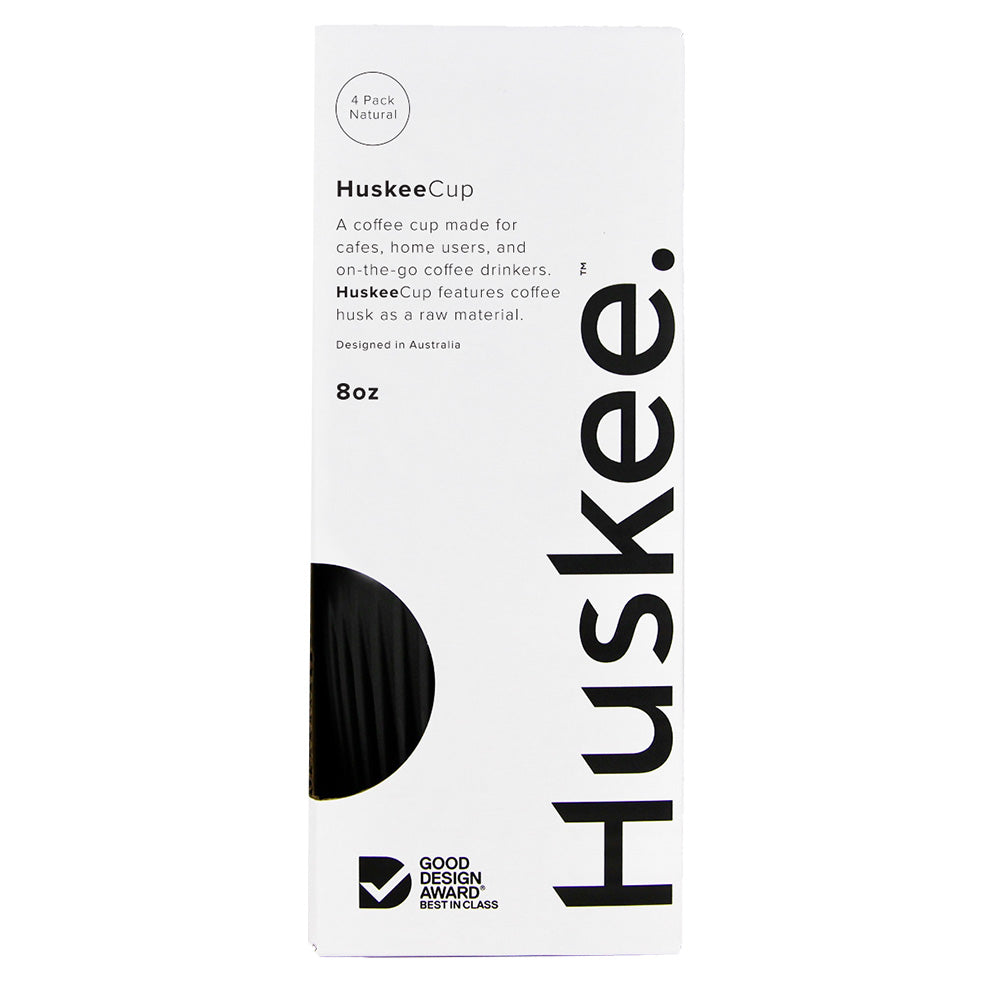 タンブラー チャコール 4個セット 235ml 8oz / HuskeeCup