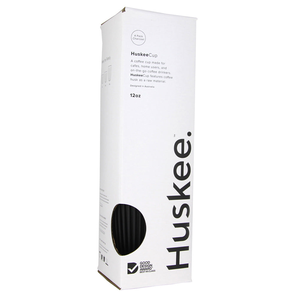 タンブラー チャコール 4個セット 350ml 12oz / HuskeeCup