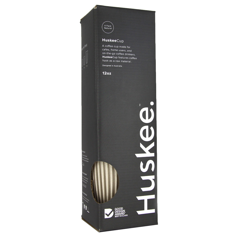 タンブラー ナチュラル 4個セット 350ml 12oz / HuskeeCup
