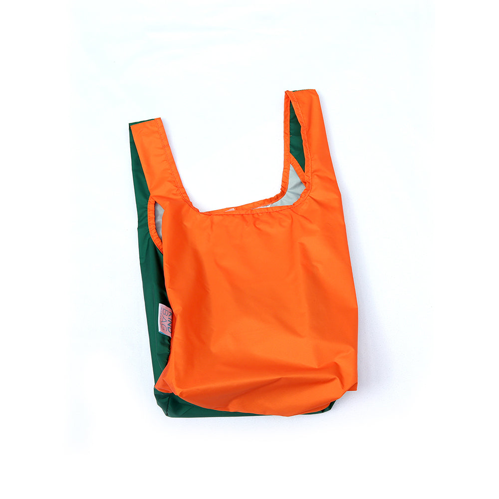 エコバッグ mini Bicolour Green & Orange(ミニバイカラーグリーン&オレンジ)