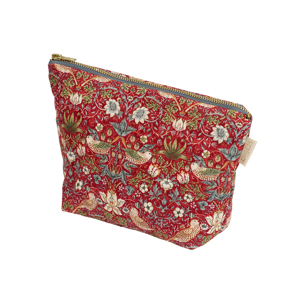 コスメポーチ Strawberry Thief (いちご泥棒) / William Morris