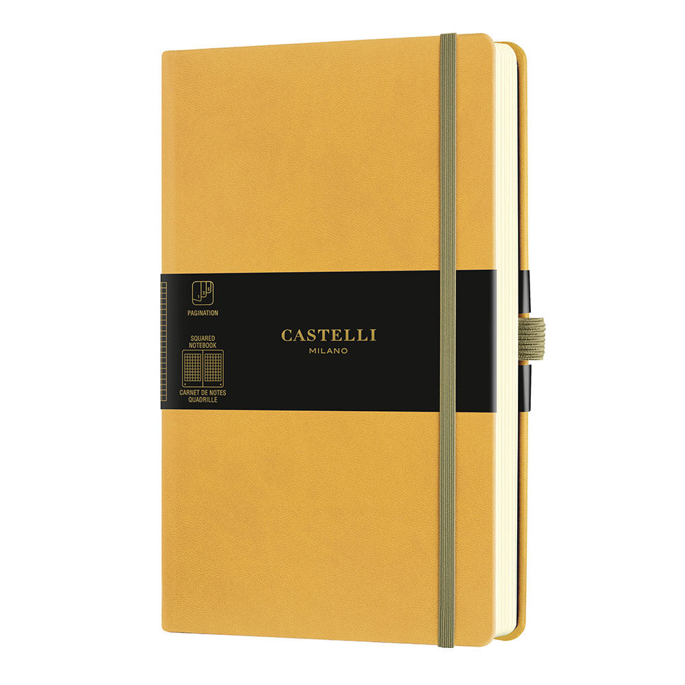 ノート MUSTARD (マスタード) 方眼 ミディアムサイズ / AQUA