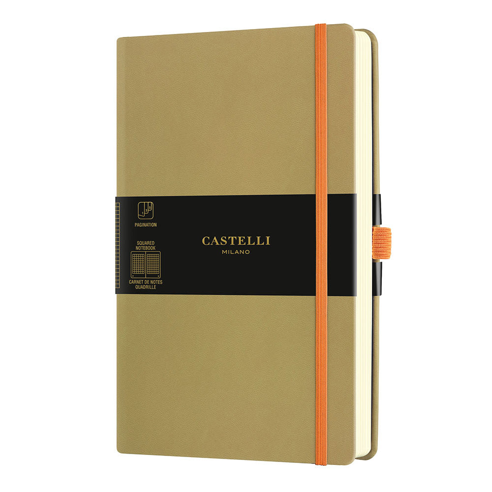 ノート OLIVE (オリーブ) 方眼 ミディアムサイズ / AQUA