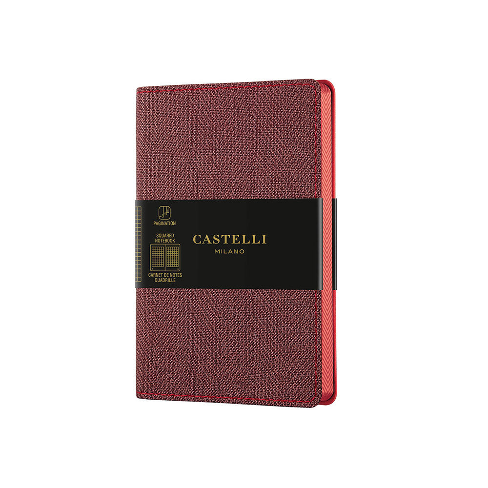 ノート MAPLE RED (メイプルレッド) 方眼 ポケットサイズ / HARRIS