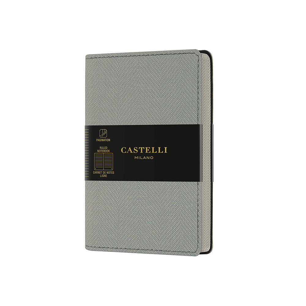 ノート OYSTER GREY (オイスターグレー) 罫線 ポケットサイズ / HARRIS