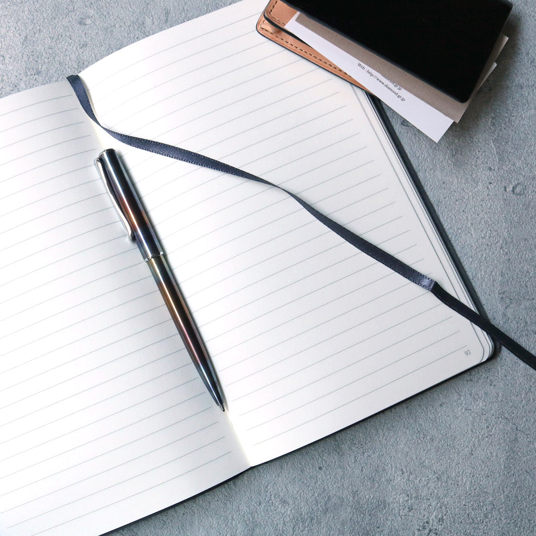 ノート OYSTER GREY (オイスターグレー) 罫線 ミディアムサイズ / HARRIS