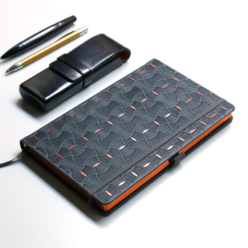 ノート RICE GRAIN COPPER (ライスグレインコッパー) 罫線 ミディアムサイズ / COPPER&GOLD