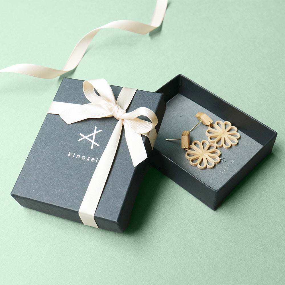 ピアス E type / 組子細工