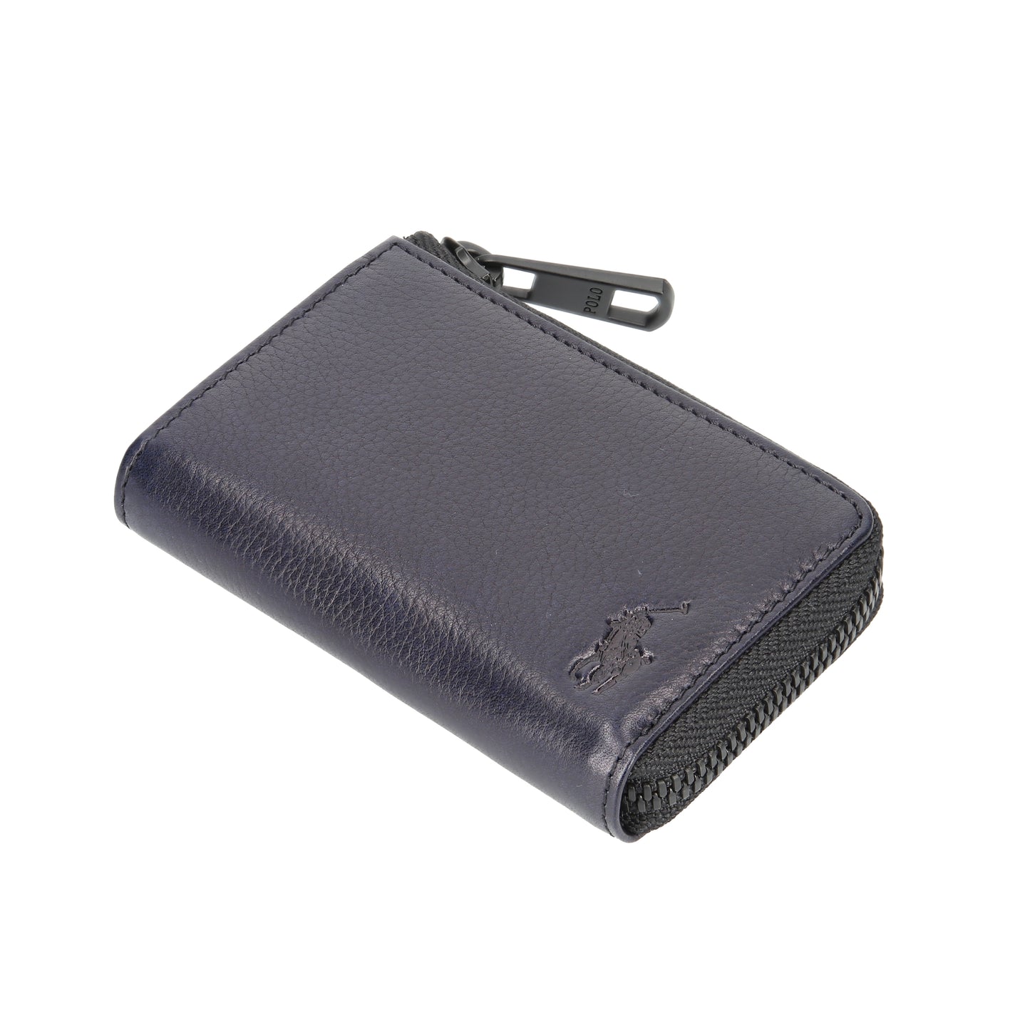 財布 ネイビー L字ファスナーコインケース P-NSH712-75 / N Soft Shrink series ソフトシュリンク