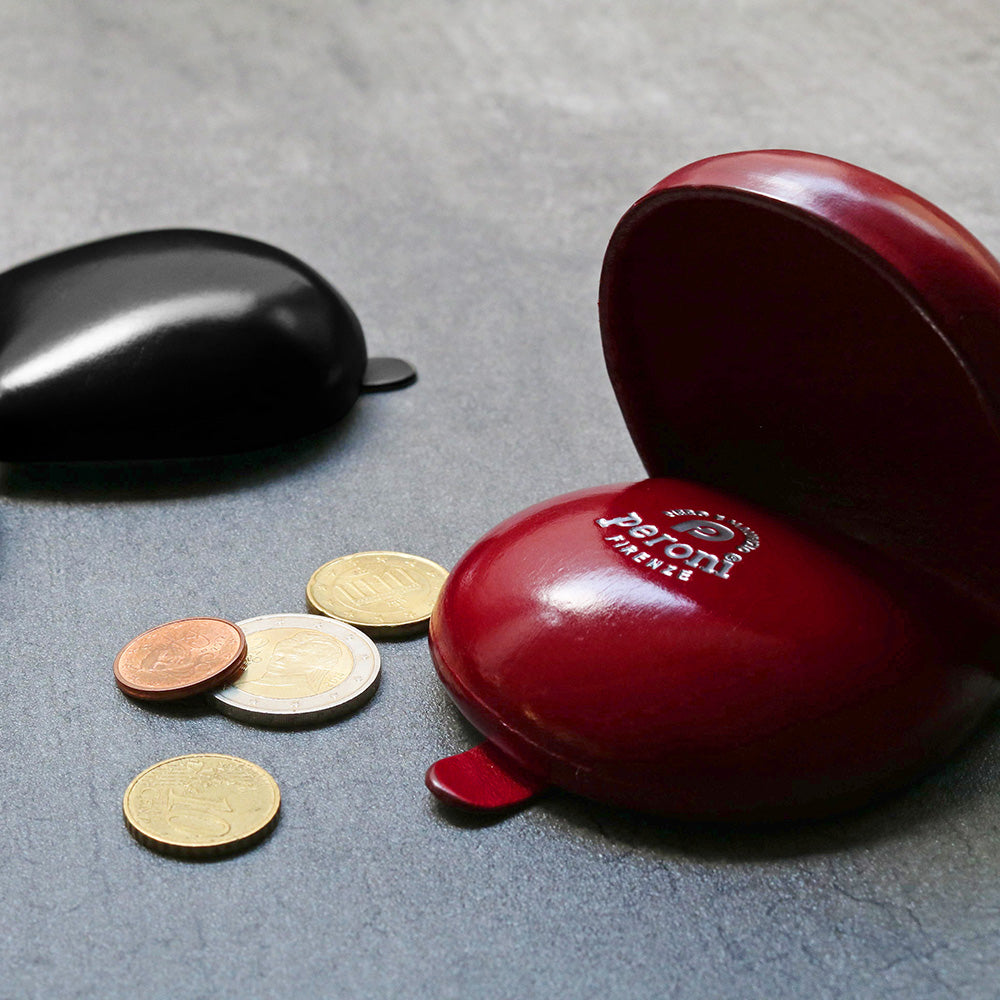 財布 レッド / コインケース シームレス シルバーロゴ