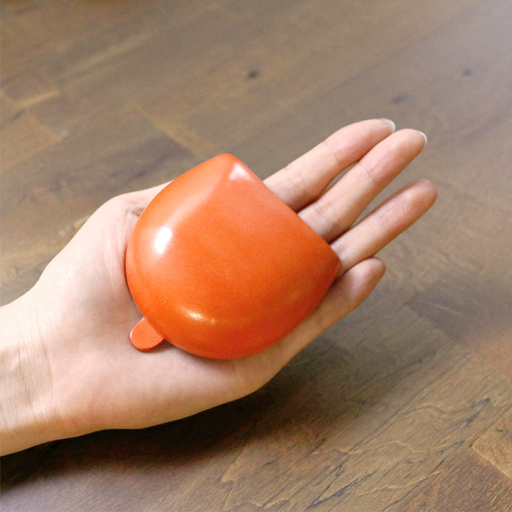 財布 オレンジ / コインケース シームレス シルバーロゴ