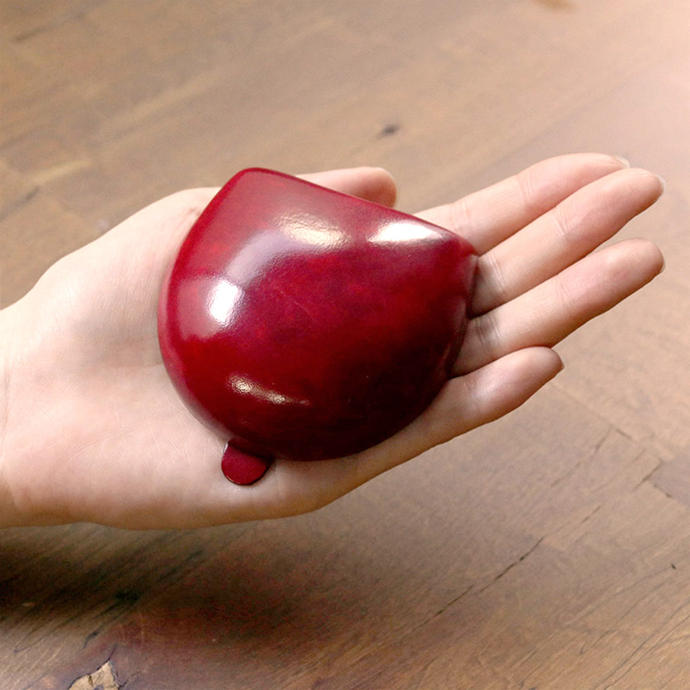 財布 ブライヤー レッド / コインケース シームレス シルバーロゴ