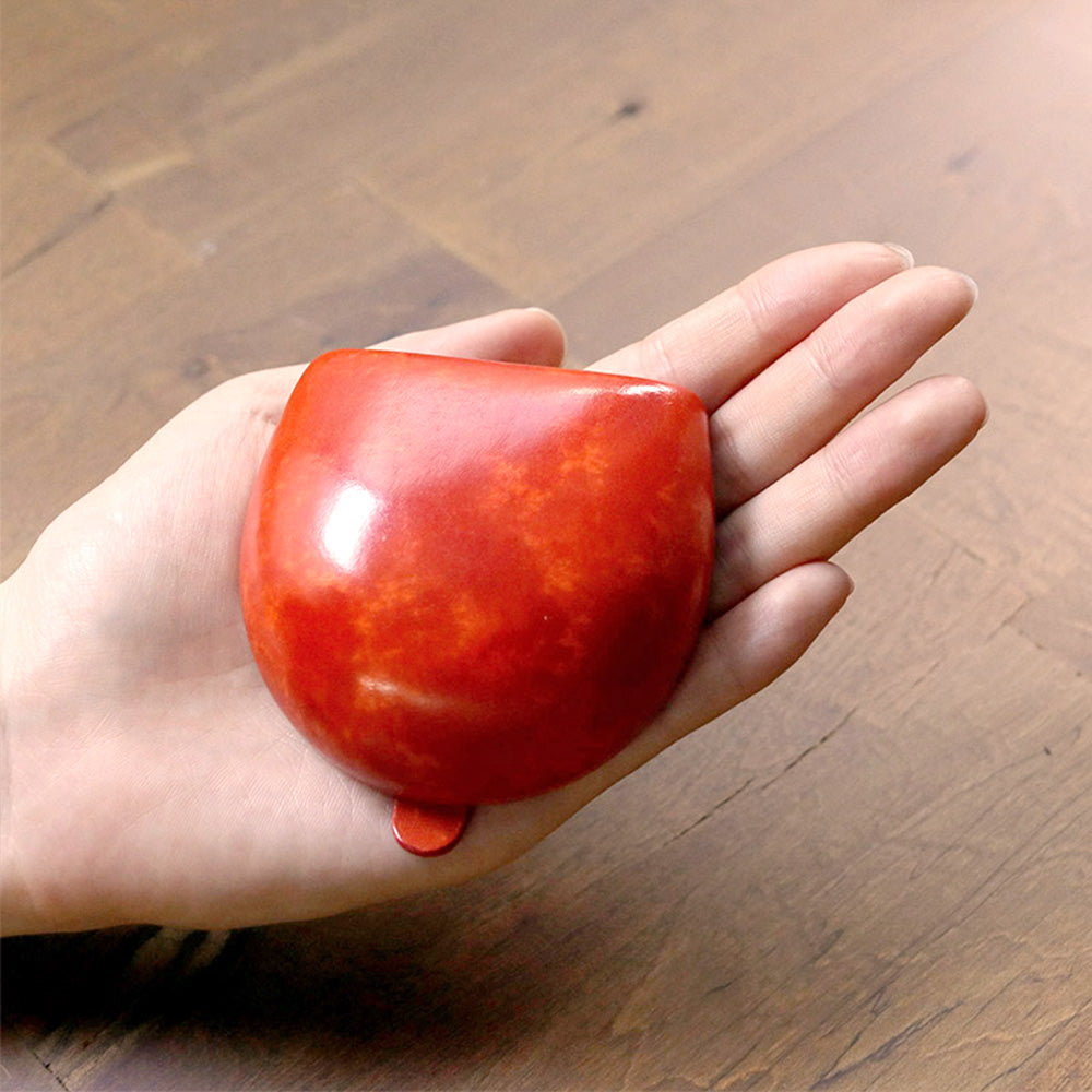 財布 ブライヤー オレンジ / コインケース シームレス シルバーロゴ