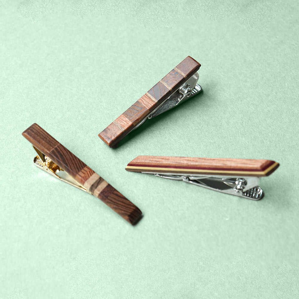 タイピン D type / 木製