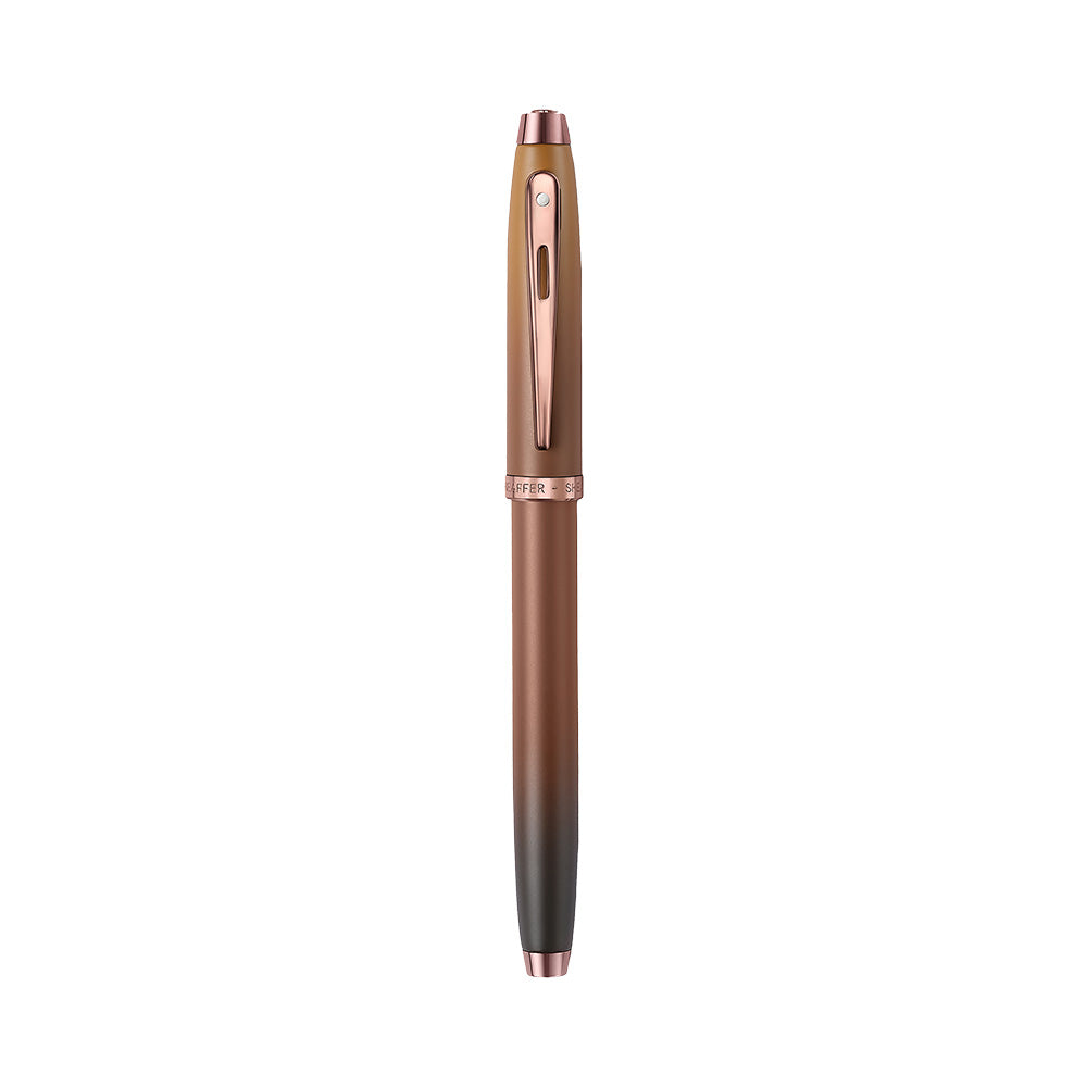 万年筆 Sheaffer® 100 マットブラウン + カードホルダー / COFFEE EDITION (コーヒーエディション) Gift Set