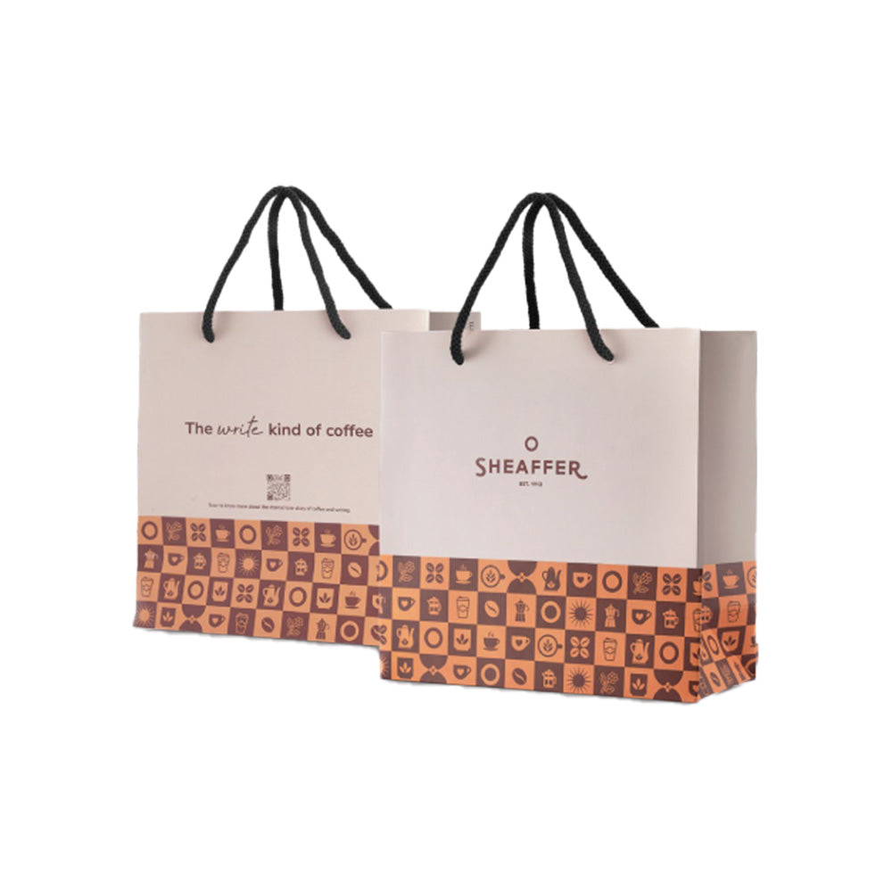 万年筆 Sheaffer® 100 マットブラウン + カードホルダー / COFFEE EDITION (コーヒーエディション) Gift Set