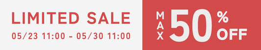 【終了】 - LIMITED SALE 開催中！MAX50％OFF
