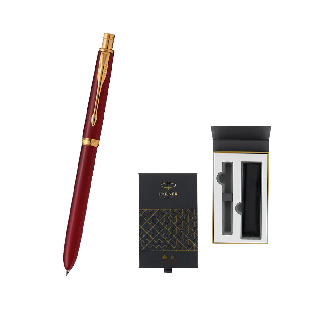 マルチファンクションペン SONNET + 本革ペンポーチ /  Gift Set