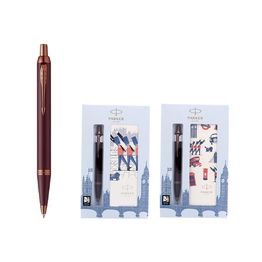 ボールペン バーガンディBGT IM Professional Collection + メモパッド / Gift Set