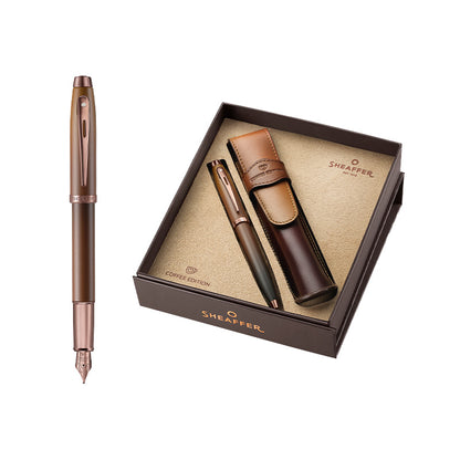 万年筆 Sheaffer® 100 マットブラウン + ペンケース / COFFEE EDITION コーヒーエディション Gift Set