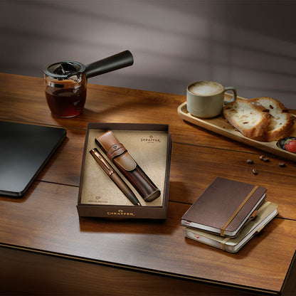 万年筆 Sheaffer® 100 マットブラウン + ペンケース / COFFEE EDITION コーヒーエディション Gift Set