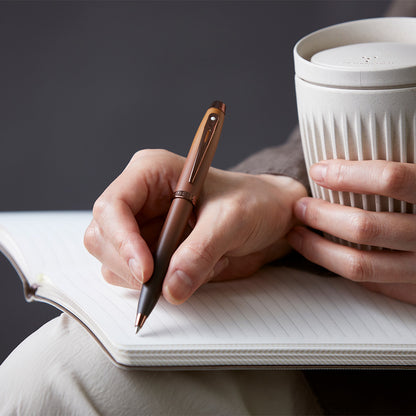 ボールペン Sheaffer® 100 マットブラウン + カードホルダー / COFFEE EDITION （コーヒーエディション） Gift Set