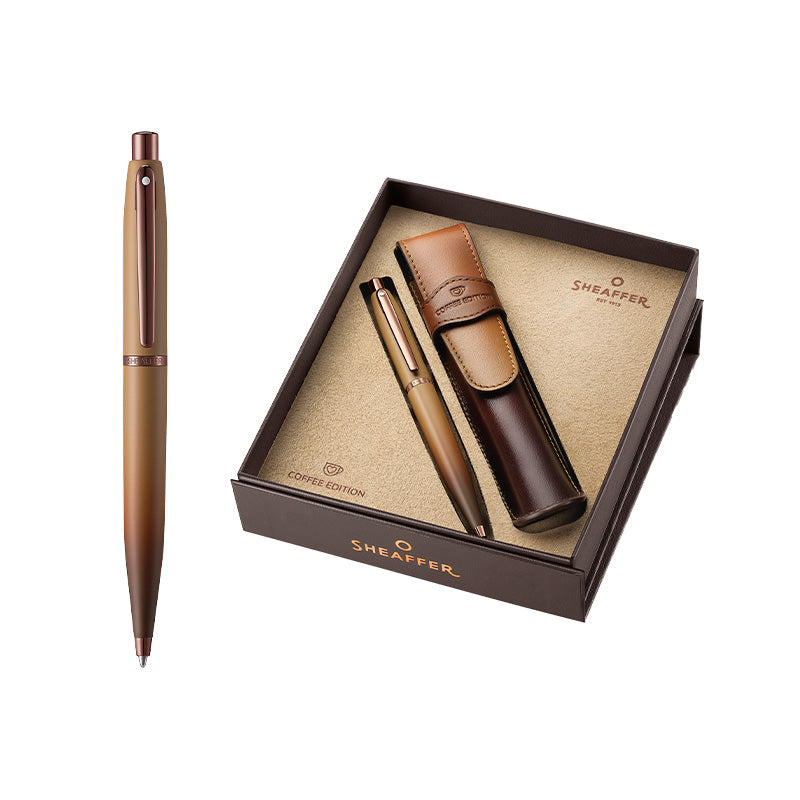 ボールペン Sheaffer® VFM マットブラウン + ペンケース / COFFEE EDITION コーヒーエディション Gift Set
