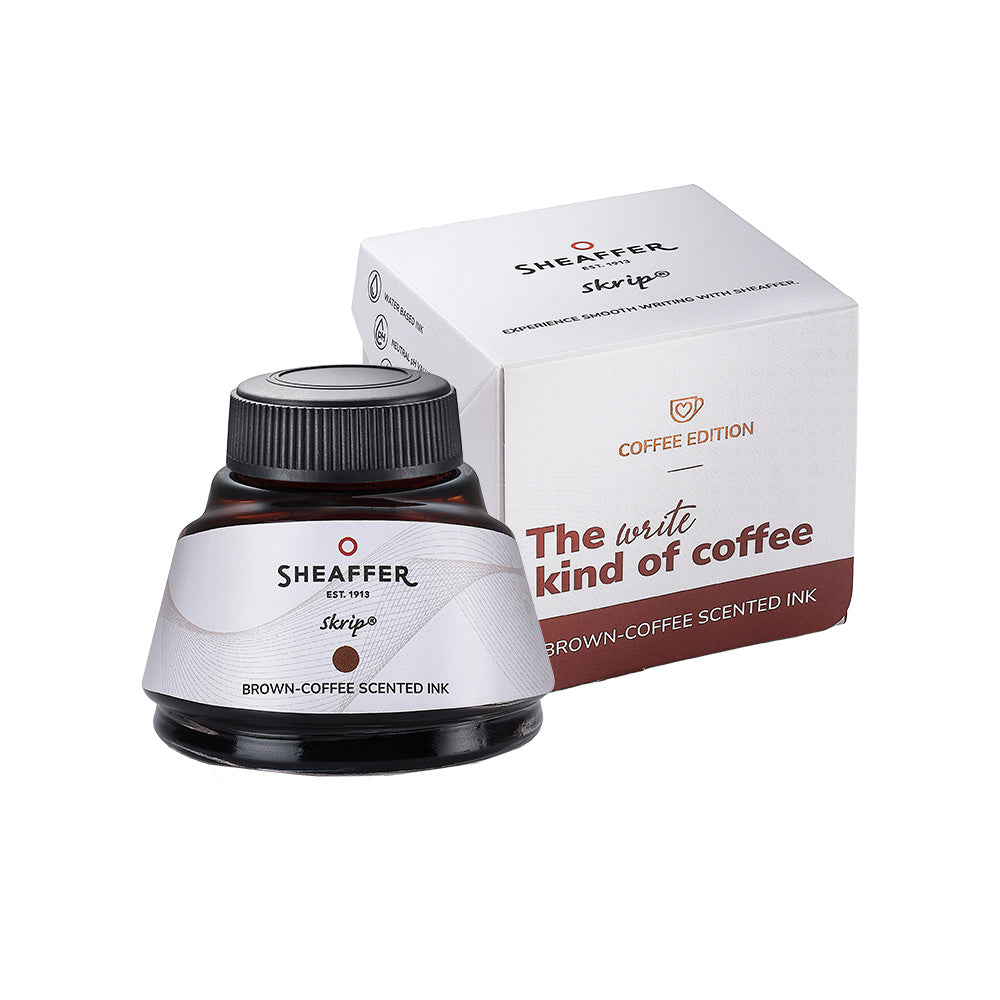 万年筆 Sheaffer® 100 マットブラウン + コーヒーフレーバー インクボトル 50ml / COFFEE EDITION （コーヒーエディション） Gift Set