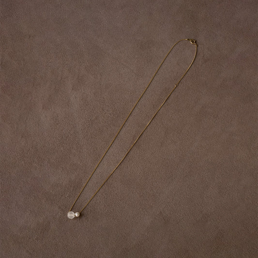 ネックレス スノーパール K10 HAPR-SP-001N-K10 / Pearl