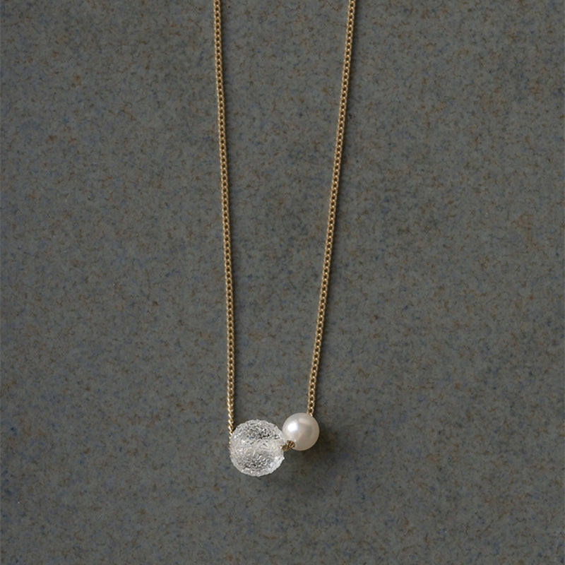 ネックレス スノーパール K10 HAPR-SP-001N-K10 / Pearl