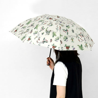 日傘 マルチ 50cm 1JI27774-74-10 / 東レ サマーシールド 手開き式 折りたたみ傘 晴雨兼用 ボタニカル