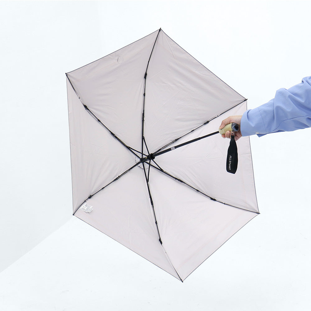 日傘 ピンク 53cm 1JI27376-73 / 自動開閉式 折りたたみ傘 晴雨兼用 先