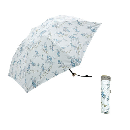 日傘 ブルー 50cm 1JI27777-77-35 / 手開き式 折りたたみ傘 晴雨兼用 金木犀