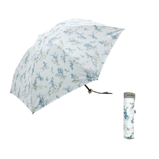 日傘 ブルー 50cm 1JI27777-77-35 / 手開き式 折りたたみ傘 晴雨兼用 金木犀