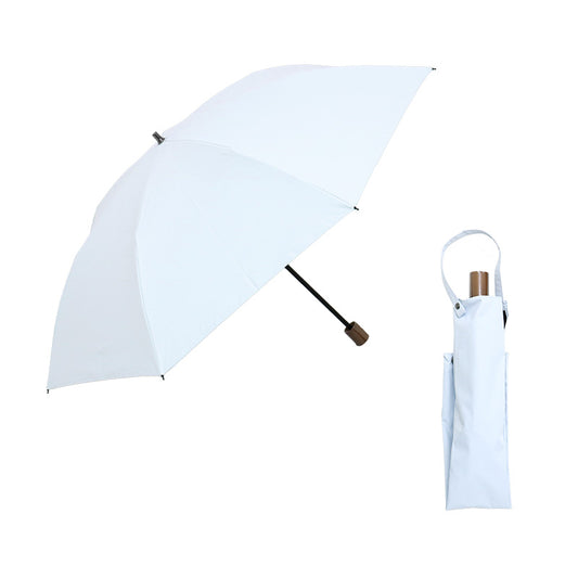 日傘 サックス 55cm 1BH22028-28-33 / 東レ サマーシールド 手開き式 折りたたみ傘 晴雨兼用 スマート2Way
