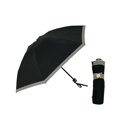 日傘 ブラック 50cm 1BH27729-29-98 / 東レ サマーシールド 手開き式 折りたたみ傘 晴雨兼用 グログランリボン